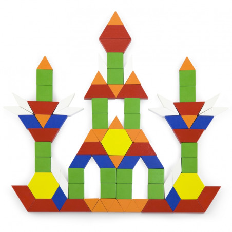 Układanka tangram w wiaderku 250 el. / Viga