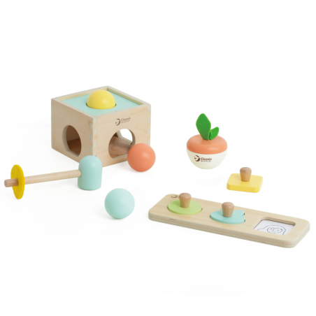 Zestaw edukacyjny dla niemowląt 3w1 / Classic world