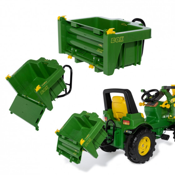 Pojemnik do traktora Rolly Box John Deere / Rolly toys