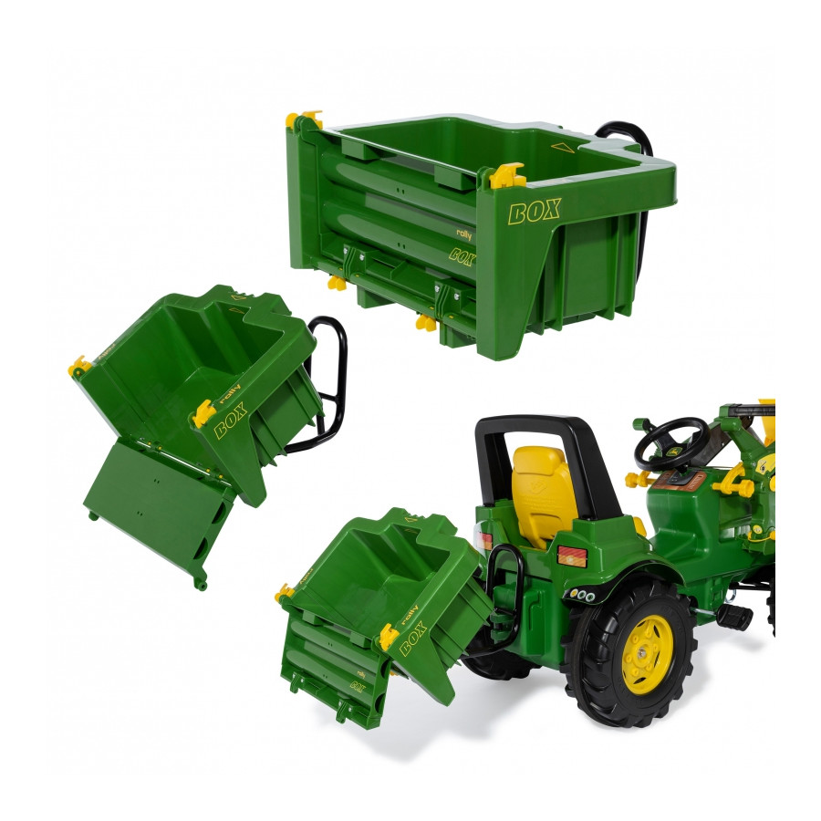 Pojemnik do traktora Rolly Box John Deere / Rolly toys