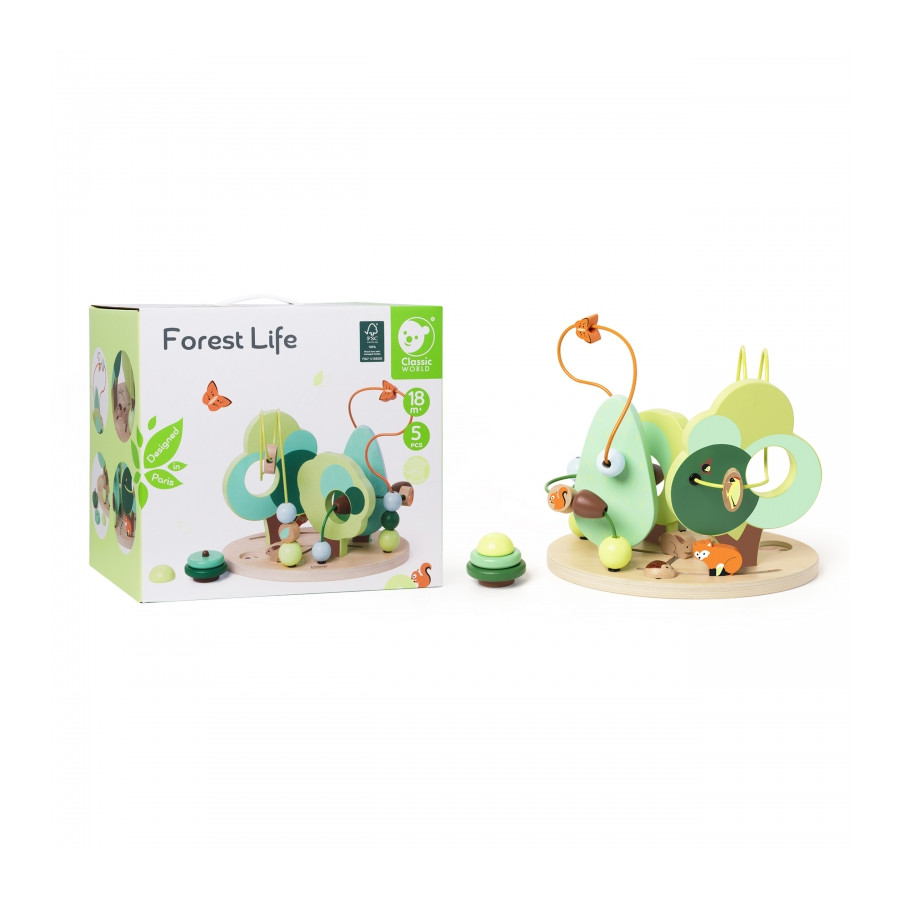 Edukacyjna przeplatanka Forest Life / Classic world