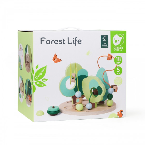 Edukacyjna przeplatanka Forest Life / Classic world