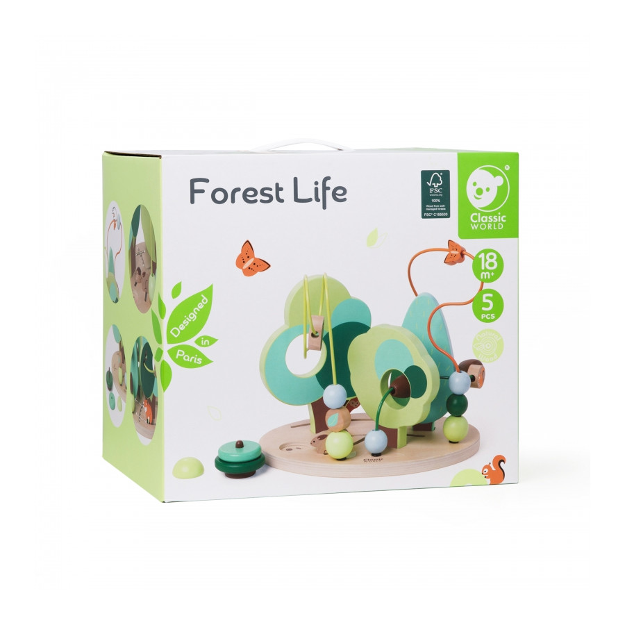 Edukacyjna przeplatanka Forest Life / Classic world