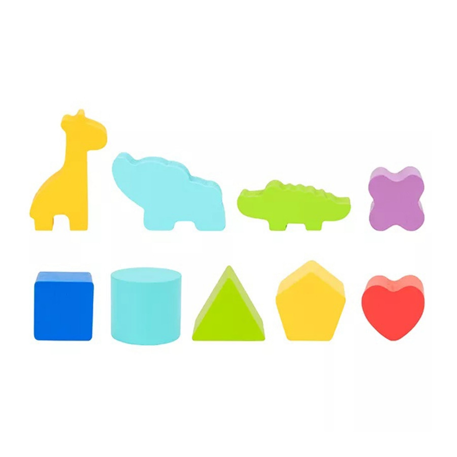 Sorter edukacyjny Zwierzątka i figury / Tooky toy