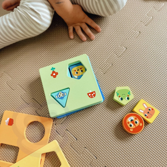 Układanka warstwowa kształty i kolory 6 plansz / Tooky toy
