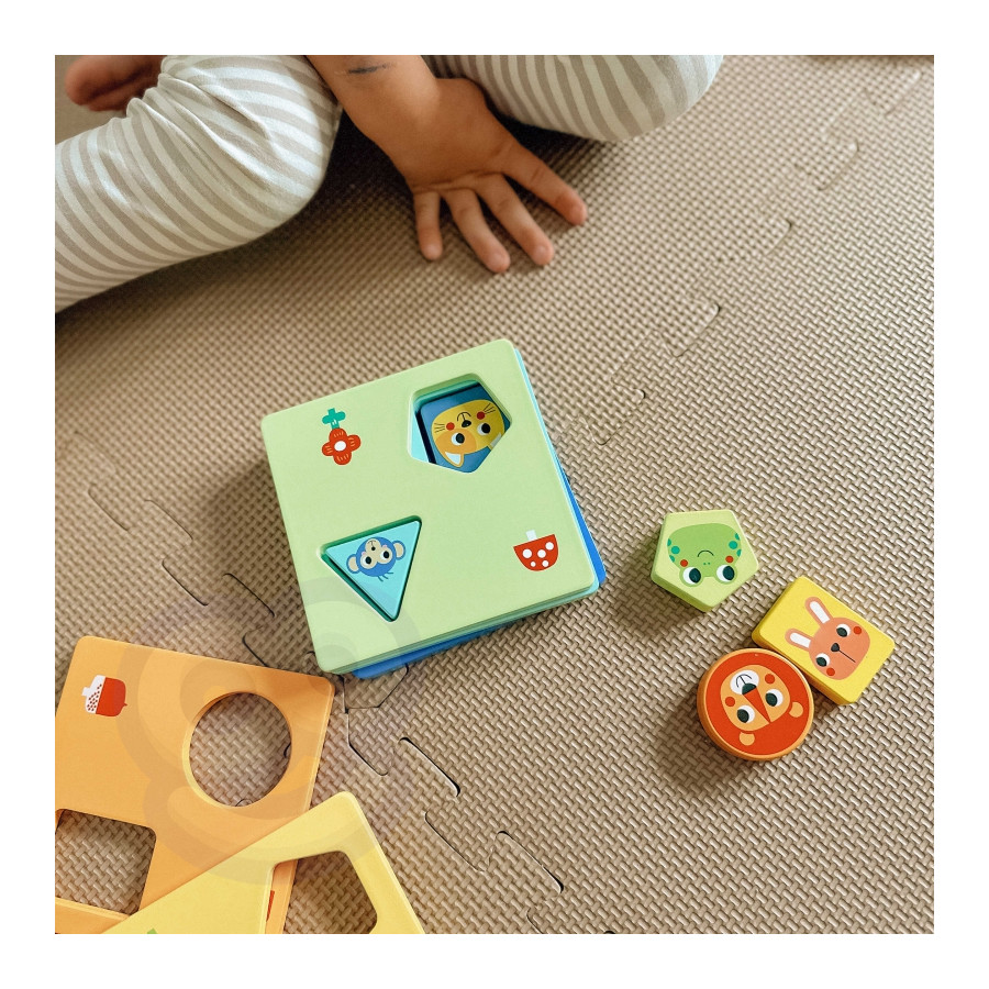 Układanka kształty i kolory 6 plansz / Tooky toy