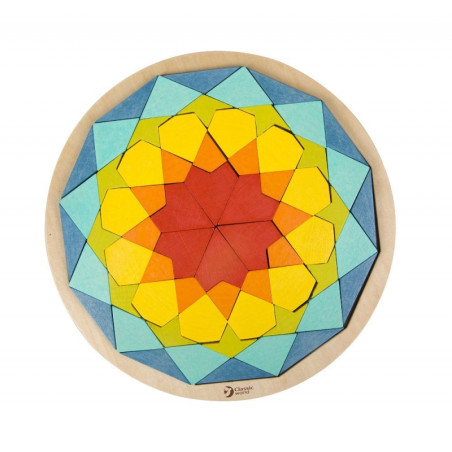 Układanka tangram wzory i kolory / Classic world