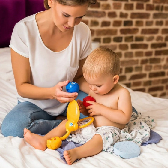 Pieluszki z włókien bambusa organicznego 3 szt. Szare / Babyono