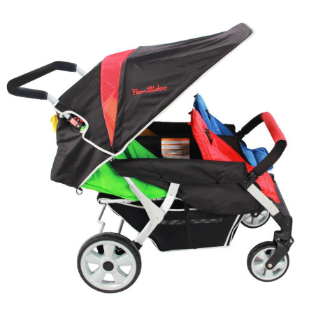Wózek spacerowy do żłobka Lidoo Star 4-osobowy / Familidoo