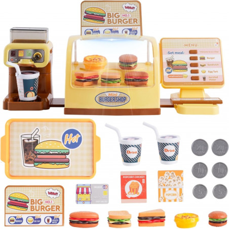 Mini restauracja Big Burger 25 el. / Woopie