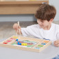 Układanka montessori złap i dopasuj kulki / Viga