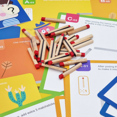 Układanka magnetyczna montessori z łamigłówkami 58 el. / Tooky toy