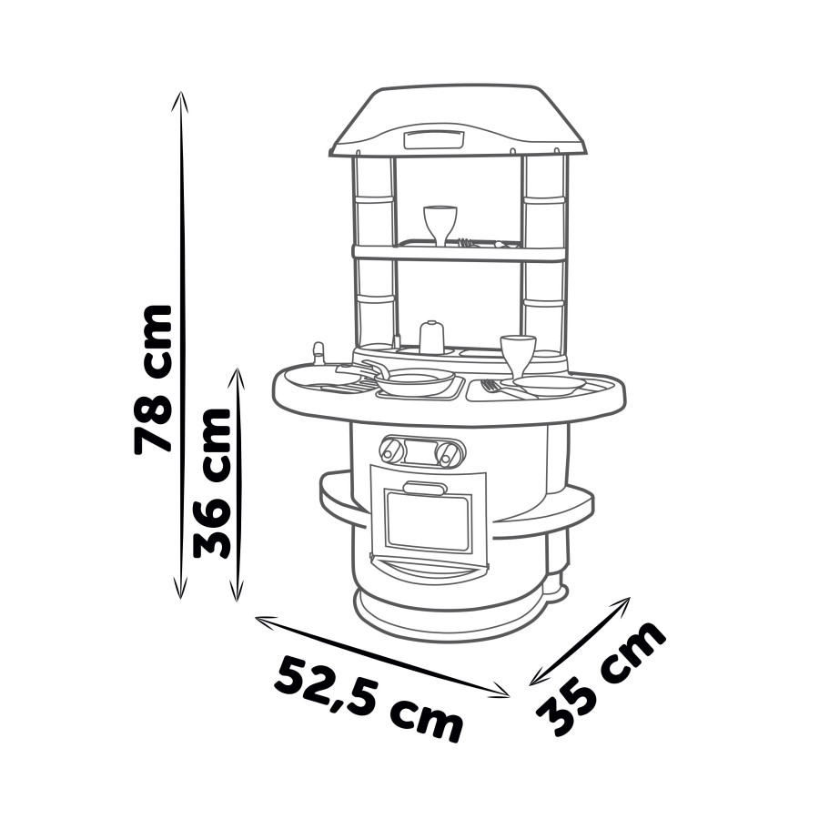 Kuchnia Nova z akcesoriami 13 el. / Smoby