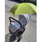 Uniwersalny parasol do wózka TB UV50 Lime / Titanium Baby