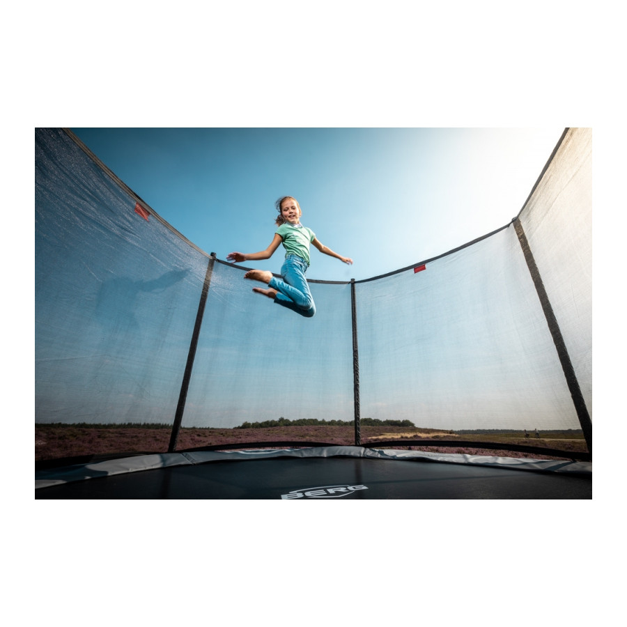 Trampolina Favorit Grey 270 cm + siatka Comfort / Berg