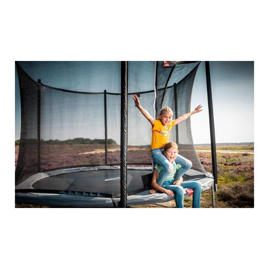 Trampolina Favorit Grey 270 cm + siatka Comfort / Berg