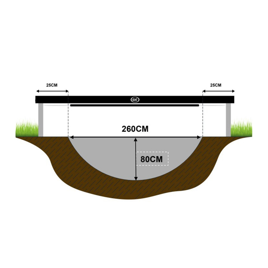 Trampolina Bostonn 305 cm + siatka / Axi