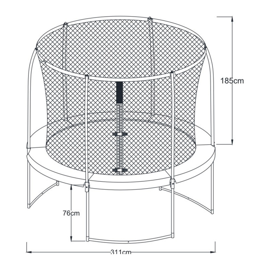 Trampolina Bostonn 305 cm + siatka / Axi