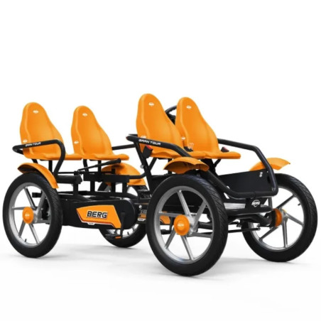 Gokart na pedały 4-osobowy Gran Tour Racer do 225 kg / Berg