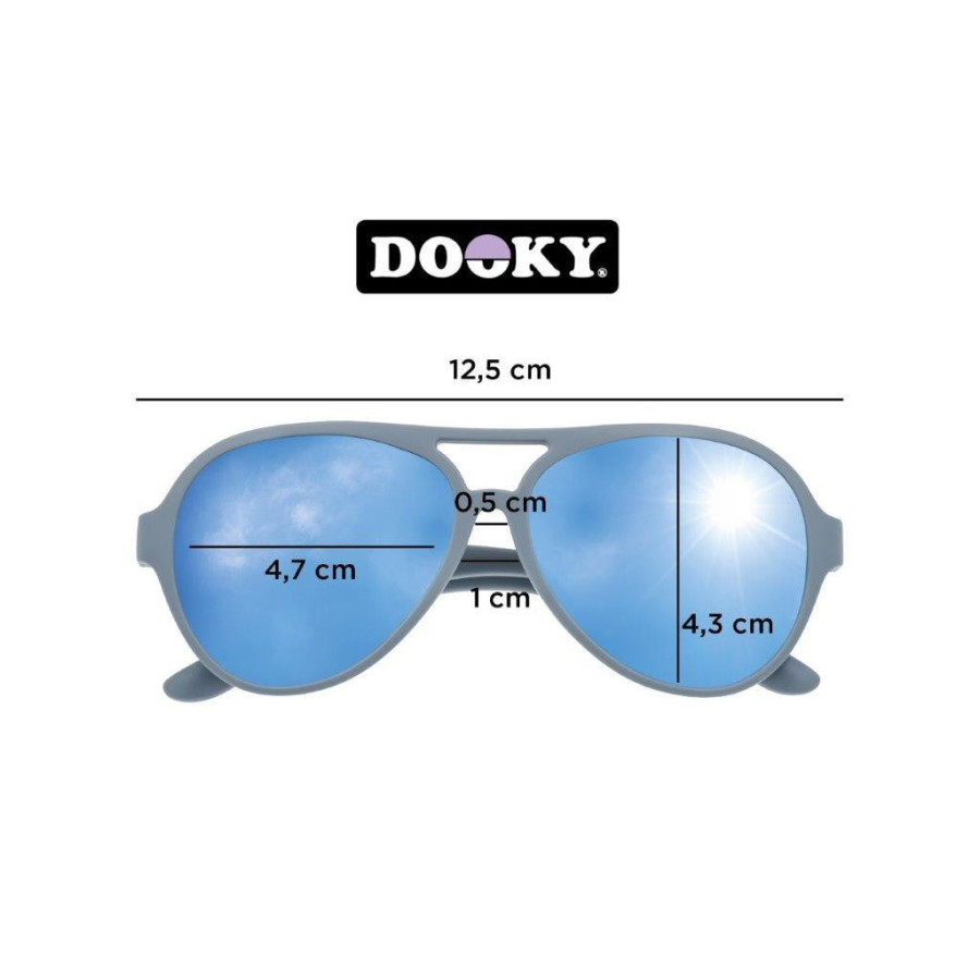 Dziecięce okulary przeciwsłoneczne (3-7) UV400 Jamaica Pink / Dooky