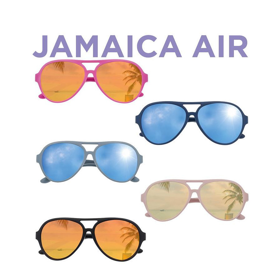 Dziecięce okulary przeciwsłoneczne (3-7) UV400 Jamaica Black / Dooky
