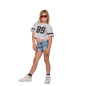 Dziecięce okulary przeciwsłoneczne (3-7) UV400 Jamaica Black / Dooky