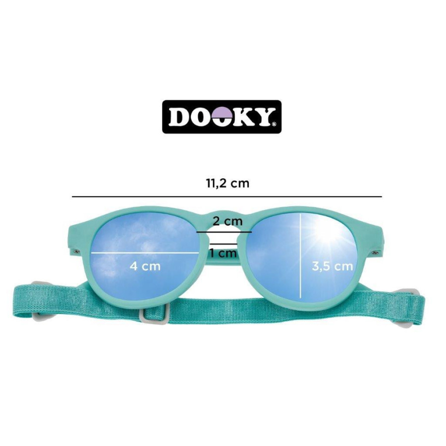 Dziecięce okulary przeciwsłoneczne (1-3) UV400 Hawaii Mint / Dooky