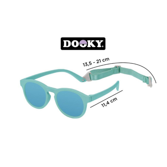 Dziecięce okulary przeciwsłoneczne (1-3) UV400 Hawaii Aqua / Dooky