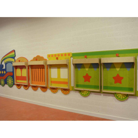 System do montażu 5 tablic Flex - Pociąg / Masterkidz