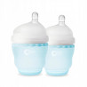 Silikonowe butelki dla niemowląt 2pak 120 ml Sky / Ola Baby