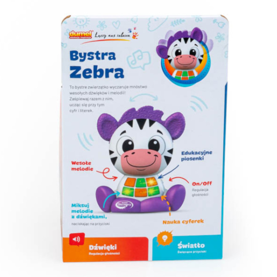 Interaktywna bystra Zebra / Dumel