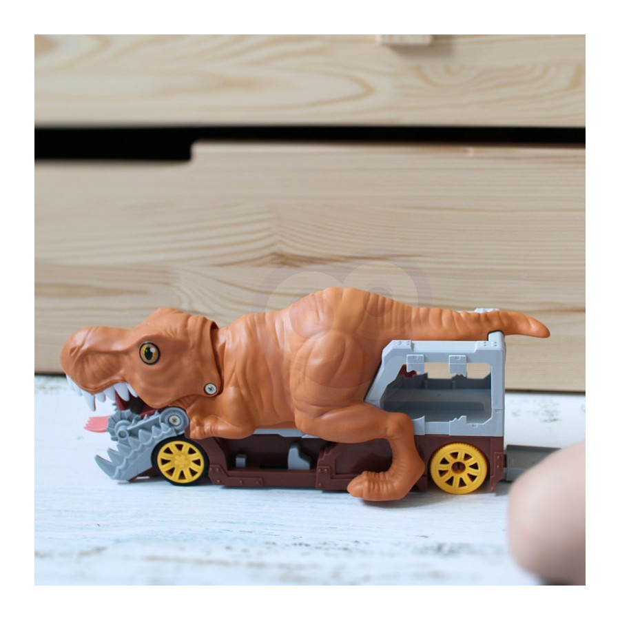 Wyrzutnia samochodów Dinozaur + auto / Woopie