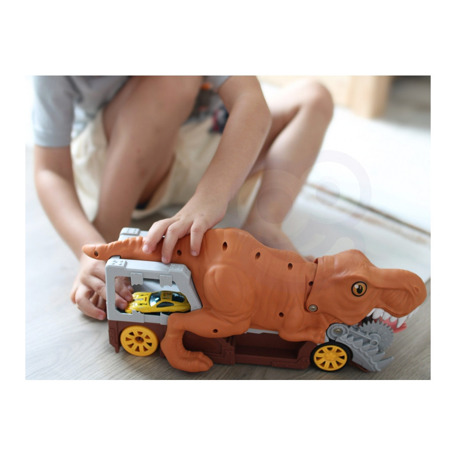 Wyrzutnia samochodów Dinozaur + auto / Woopie