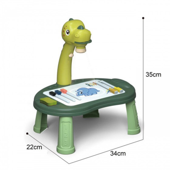 Stolik do rysowania projektor Dinozaur 24 wzory / Woopie