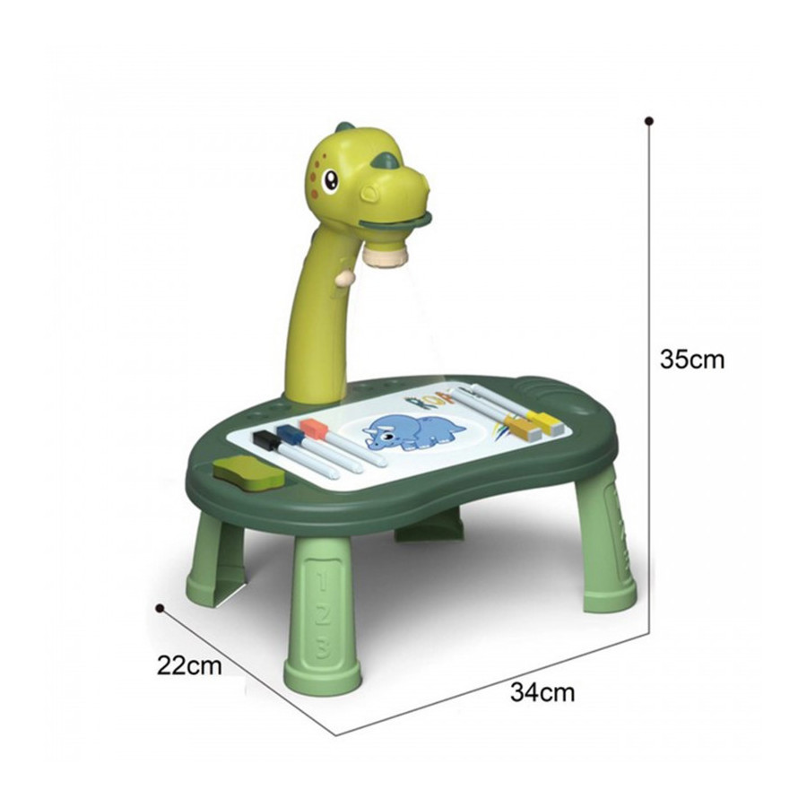 Stolik do rysowania projektor Dinozaur 24 wzory / Woopie