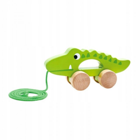 Drewniany krokodyl do ci膮gni臋cia / Tooky Toy