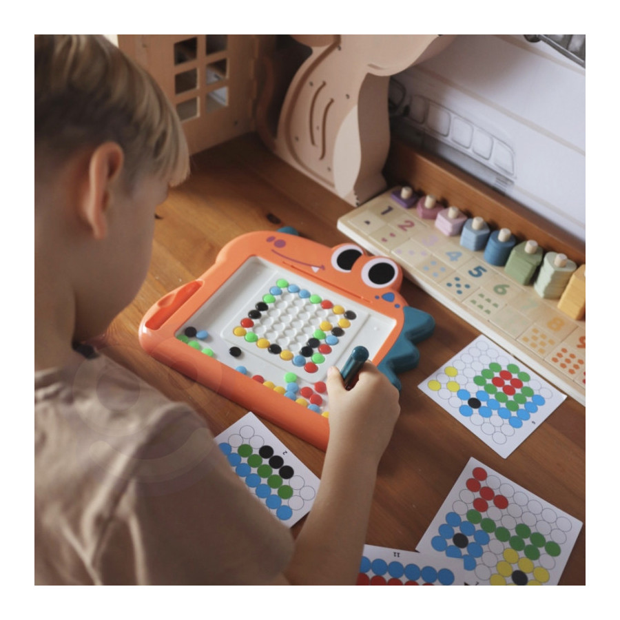 Tablica magnetyczna Montessori MagPad Dinozaur / Woopie