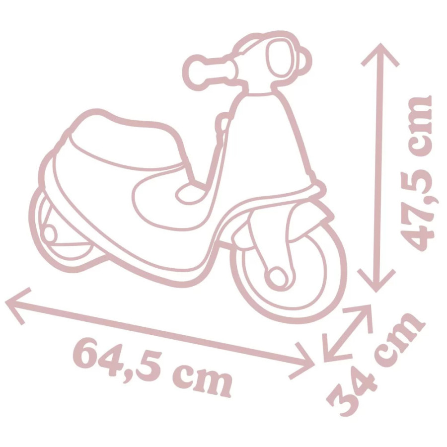 Jeździk mini skuter Różowy / Smoby