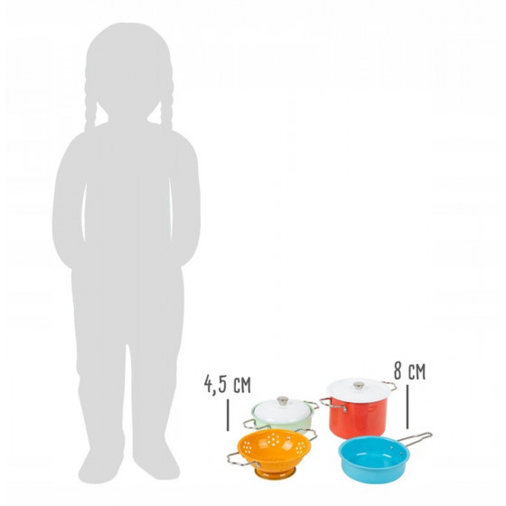Kolorowy zestaw do gotowania dla dzieci / Small Foot Design