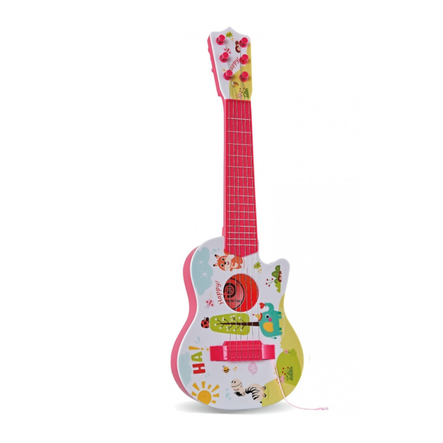 Gitara akustyczna Różowa 55 cm / Woopie