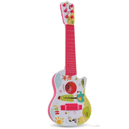 Gitara akustyczna Różowa 55 cm / Woopie