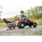 Traktor na pedały Junior z przyczepą / Rolly toys