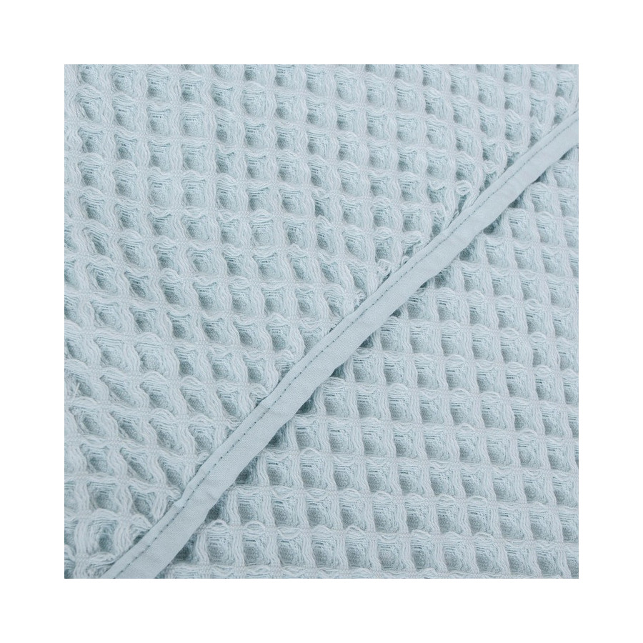 Ręcznik dla niemowlaka Waffle 100x100 cm Mist Blue / Ceba Baby