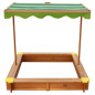 Piaskownica z regulowanym daszkiem Lily Sandpit / Axi Piaskownica z regulowanym daszkiem Lily Sandpit / Axi