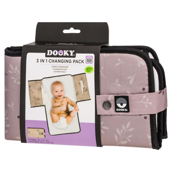 Przewijak podróżny 60x34 cm z organizerem Beige / Dooky