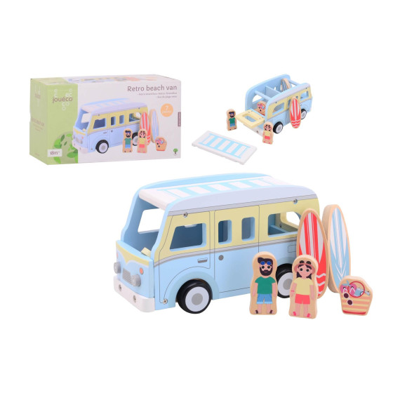 Retro kamper bus z figurkami / Joueco