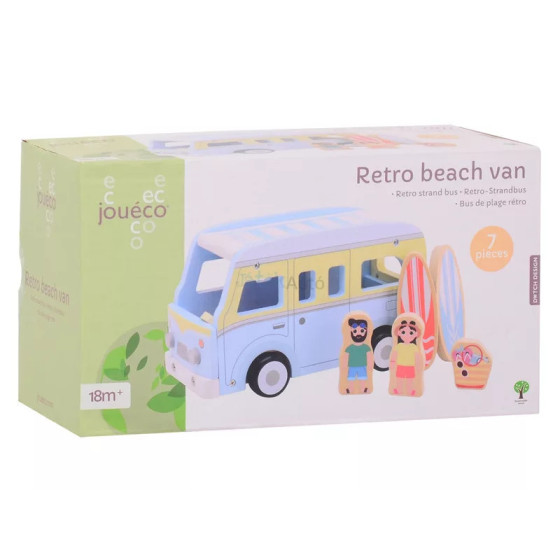 Retro kamper bus z figurkami / Joueco