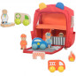 Autka alarmowe w plecaku / Masterkidz Autka alarmowe w plecaku / Masterkidz