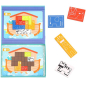 Układanka magnetyczna montessori Tetris Arka Noego 26 el. / Tooky toy