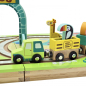 Plansza Zoo z kolejką i zwierzątkami / Tooky toy Plansza Zoo z kolejką i zwierzątkami / Tooky toy